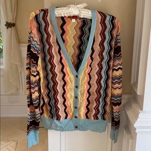 Missoni for target button-down cardigan sweater